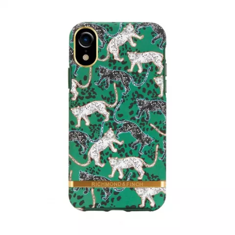 Richmond &amp; Finch Groen Luipaard Case iPhone XR hoesje - Green Leopard