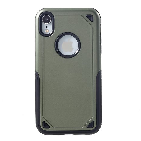 ProArmor protection hoesje bescherming iPhone XR case - Groen army