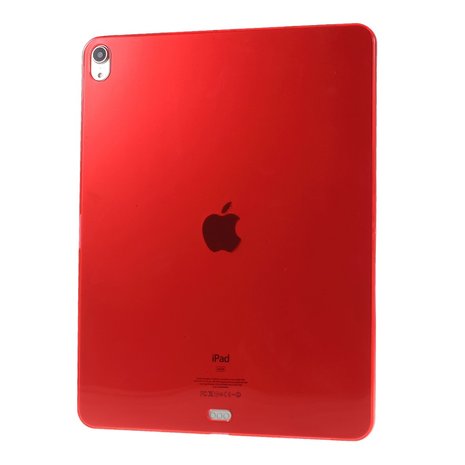 Flexibel TPU bescherming Cover hoes iPad Pro 12.9 2018 - rood case