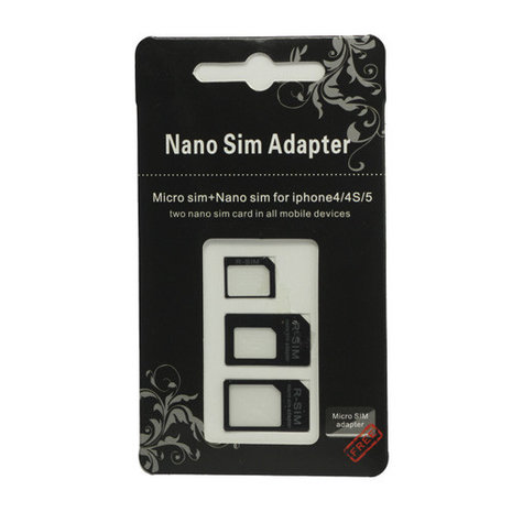 Simkaart Adapter Nano Sim Verloopstukje kopen