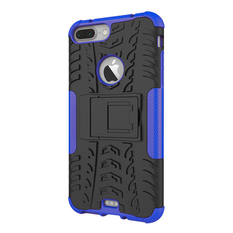 Shockproof bescherming hoesje iPhone 7 Plus 8 Plus case - Blauw