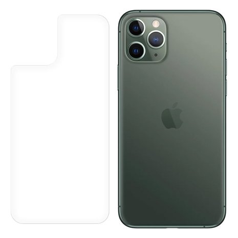 Achterkant Tempered Glassprotector iPhone 11 - 9H hardheid Krasvast Bescherming