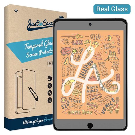 Just in Case Tempered Glassprotector iPad Mini 5 2019 - 9H hardheid