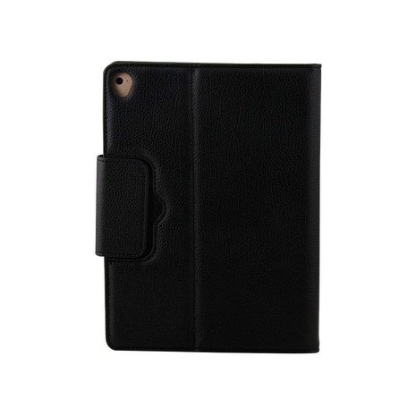 Just in Case Lederen Bluetooth Keyboard Case iPad 9.7 inch 2017 2018 - Zwart