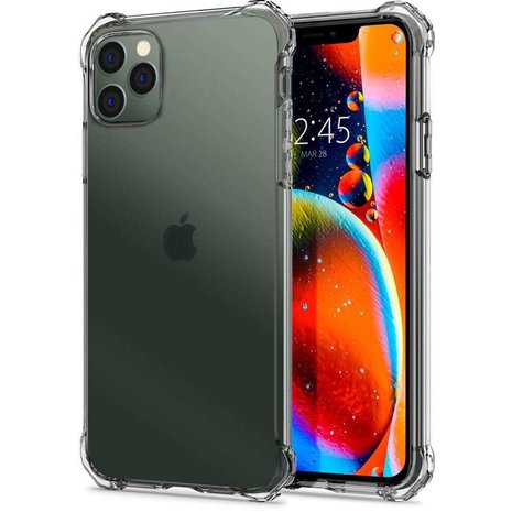 Spigen Rugged Crystal iPhone 11 Pro Case - Transparant Bescherming