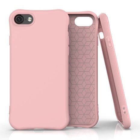 Soft case TPU hoesje voor iPhone 7, iPhone 8 en iPhone SE 2020 SE 2022 - roze