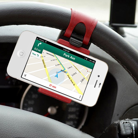 Slapen bolvormig Vervreemding Stuurhouder Multifunctionele & Universele iPhone / GPS auto houder