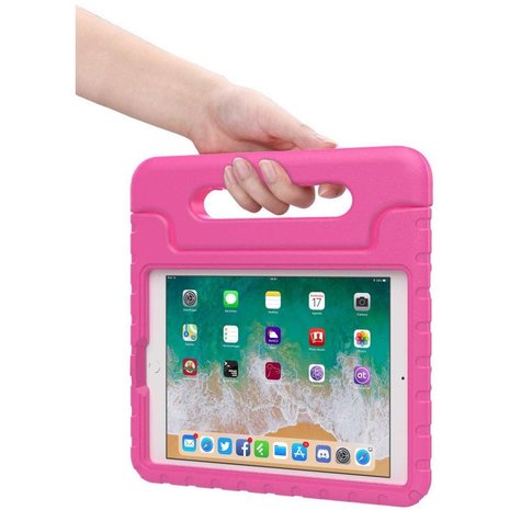 Just in Case Kids Case Stand EVA hoes voor iPad 9.7 (2017 2018) - roze