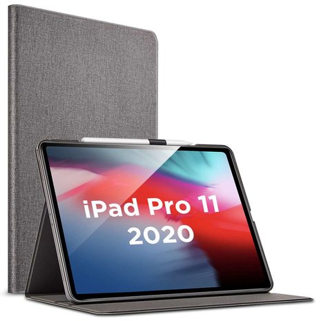 ESR Simplicity Holder kunstleer hoes voor iPad Pro 11 (2018 2020 2021) - grijs