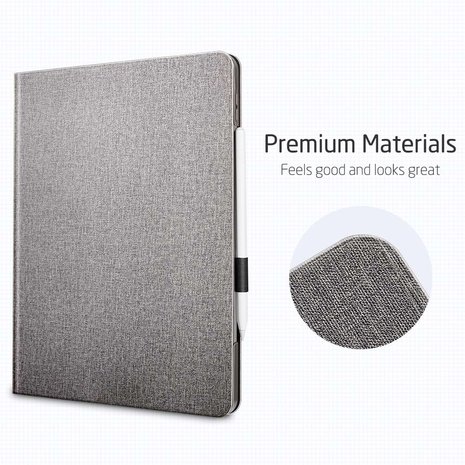 ESR Simplicity Holder kunstleer hoes voor iPad Pro 11 (2018 2020 2021) - grijs