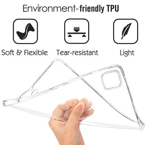Just in Case Soft TPU hoes voor iPad Pro 11 (2018 2020 2021) - doorzichtig