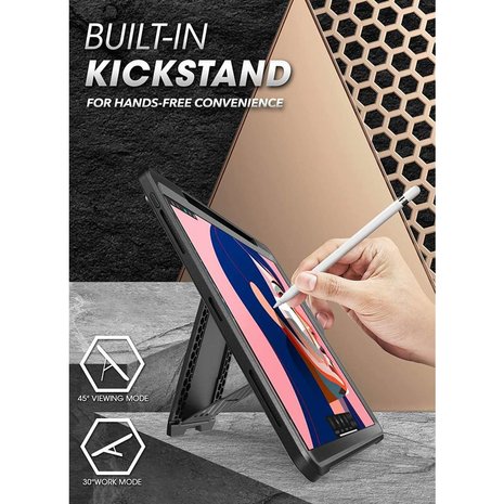 Supcase Unicorn Beetle hoes voor iPad Pro 12.9 (2021 2022) - zwart