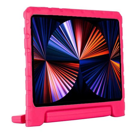 Just in Case Kids Case Stand EVA hoes voor iPad Pro 12.9 (2018 2020 2021) - roze
