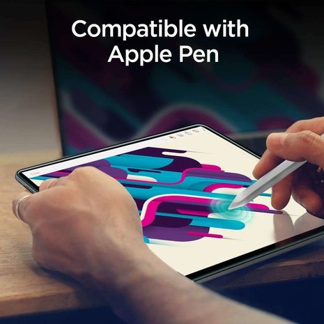 Spigen Glas tR Slim screenprotector voor iPad Pro 12.9 (2018 2020 2021 2022) - transparant
