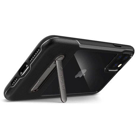 Spigen Slim Armor PU met Air Cushion hoesje voor iPhone 11 Pro - zwart