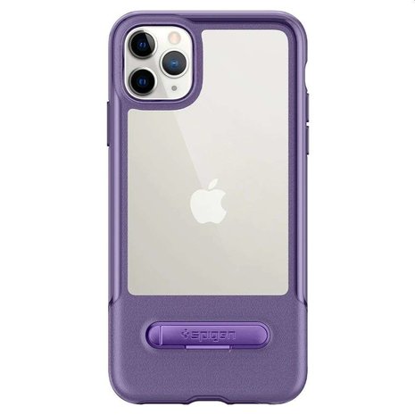 Spigen Slim Armor PU met Air Cushion hoesje voor iPhone 11 Pro - paars