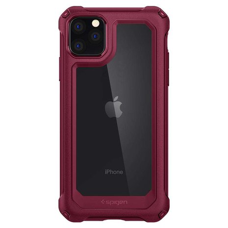 Spigen Gauntlet TPU met Air Cushion hoesje voor iPhone 11 Pro Max - rood