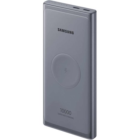 wassen controleren aanbidden Samsung Wireless Qi Charging Draadloos Opladen Powerbank USB-C 10000 mAh -  Zilver