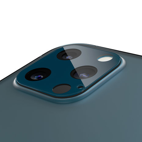 Spigen Glas tR Optik Lens (2 Pack) lensprotector voor iPhone 12 Pro Max - blauw