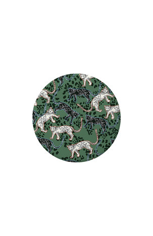 Richmond & Finch PopGrip Houder Handgreep Luipaarddesign - Groen
