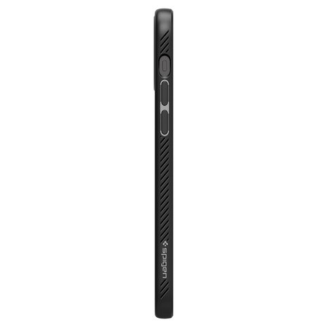 Spigen Liquid Air TPU met Air Cushion hoesje voor iPhone 12 en iPhone 12 Pro - zwart