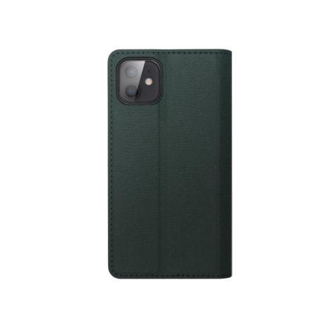 Xqisit Eco Wallet Selection Anti Bac biologisch afbreekbaar hoesje voor iPhone 12 mini - groen