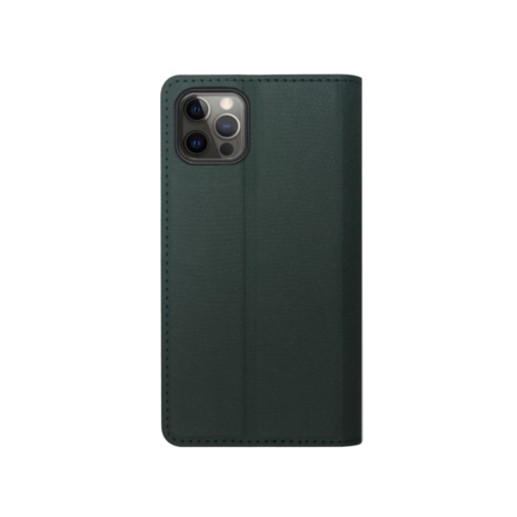 Xqisit Eco Wallet Selection Anti Bac biologisch afbreekbaar hoesje iPhone 12 iPhone 12 Pro - groen