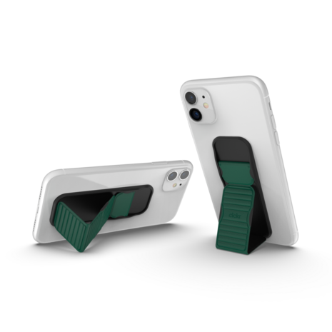 CLCKR Stand&Grip Geribbeld Universeel Groen