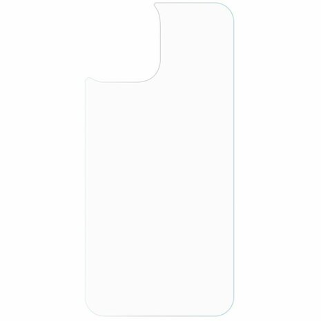 Just in Case Back Cover Tempered Glass voor iPhone 12 en iPhone 12 Pro - gehard glas