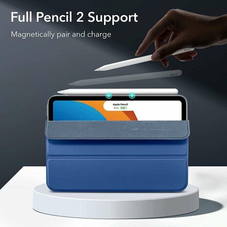 ESR Rebound Magnetic Slim Case hoes voor iPad mini 6 - Navy blauw