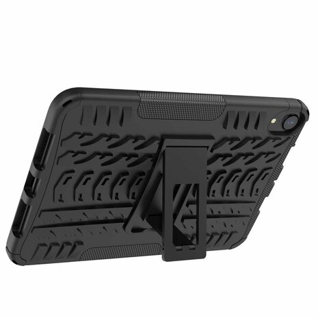 Just in Case Rugged Hybrid Case hoes voor iPad mini 6 - zwart