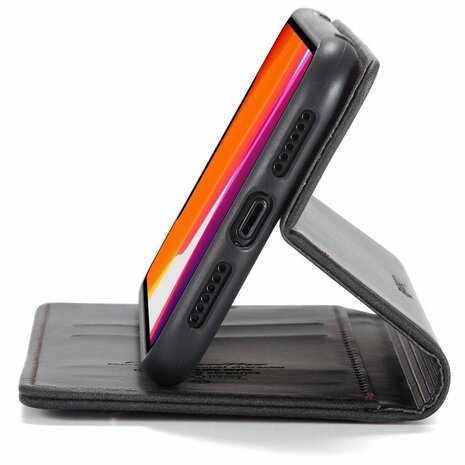 Caseme Retro Wallet Case hoesje voor iPhone 11 - zwart