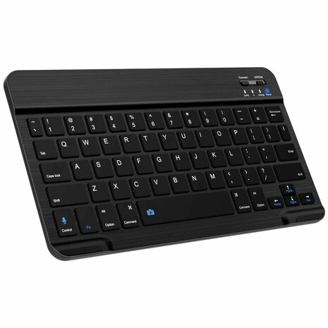 Just in Case Slimline Keyboard Cover QWERTY hoes voor iPad mini 6 - zwart