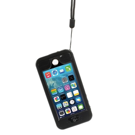 Waterdicht Hoesje iPhone 5 5s SE 2016 Waterproof hardcase - IP68 - Zwart