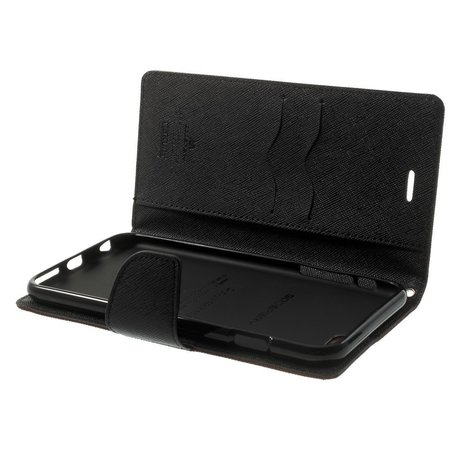 Mercury Goospery Bookcase hoesje iPhone 6 Plus 6s Plus Wallet case Bruin zwart portemonnee