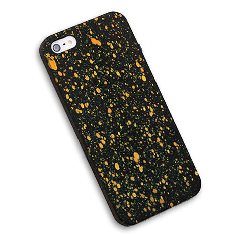 Zwart Oranje Sterrenhemel Hoesje iPhone 6 Plus 6s Plus Case