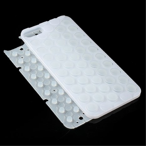 Bubbeltjesplastic silicone hoesje iPhone 5 5s SE 2016 Noppenfolie case