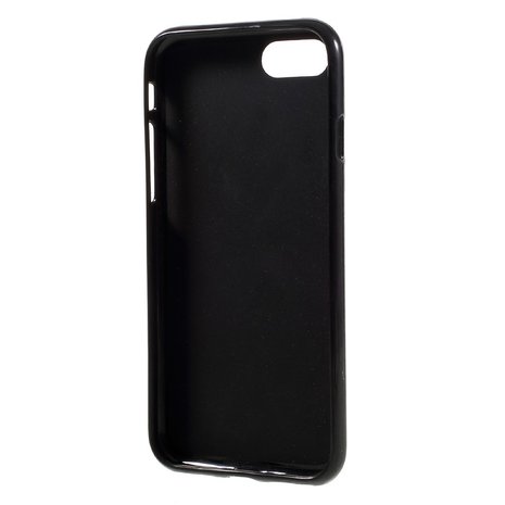 Movie hoesje iPhone 7 8 SE 2020 SE 2022 Filmklapper cover Zwart wit Silicone TPU case