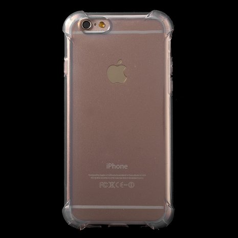 weten zonlicht Onderstrepen Zeer stevig TPU hoesje iPhone 6 Plus en iPhone 6s Plus Doorzichtige cover