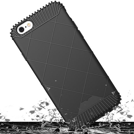 meel Meevoelen kraam Protectie hoesje zwart TPU case iPhone 6 en 6s Protection cover