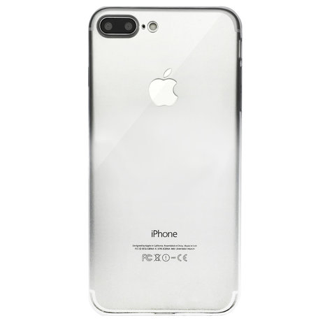 Transparant TPU hoesje iPhone 7 Plus 8 Plus Doorzichtig silicone case