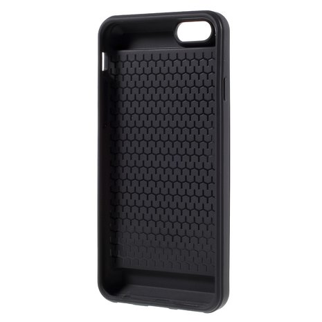 vorm reputatie Gezamenlijk Secret Pasjeshouder hoesje iPhone 6 Plus/6s Plus hardcase - Portemonnee -  Wallet - Zwart