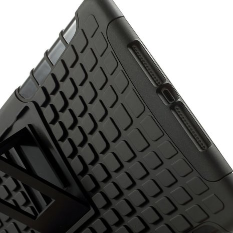 Shockproof iPad Air 2 Hoes - Zeer robuuste TPU hardcase zwart