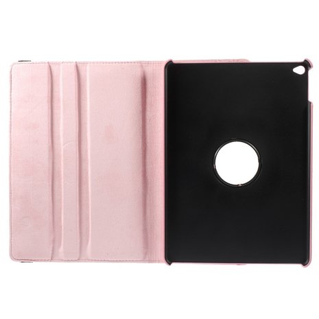 Roze iPad Air 2 hoesje case met draaibare cover standaard
