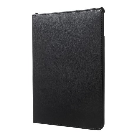 Zwarte iPad 2017 2018 case draaibaar cover standaard leder