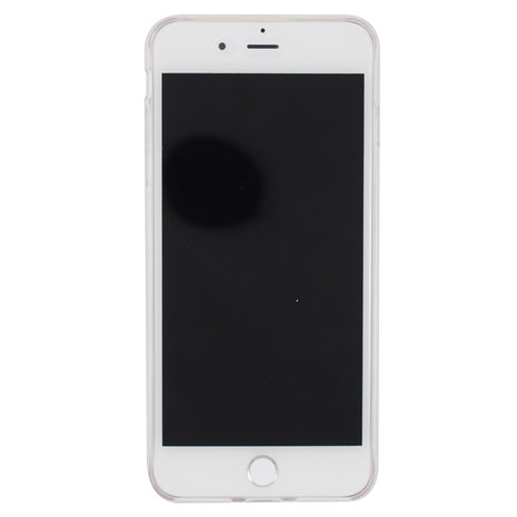 Paard Marco Polo Inleg Marmer TPU hoesje case iPhone 7 8 SE 2020 2022 Marble Zwart