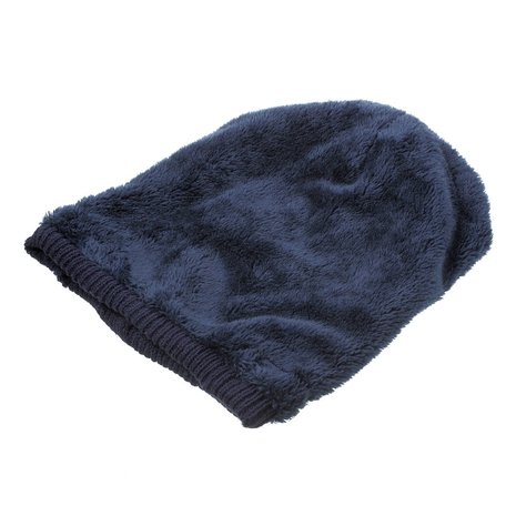 Bluetooth muziekmuts knitted blauw music hat