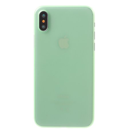 huiswerk Doe voorzichtig Rode datum Groen hoesje iPhone X / iPhone XS doorzichtig TPU case