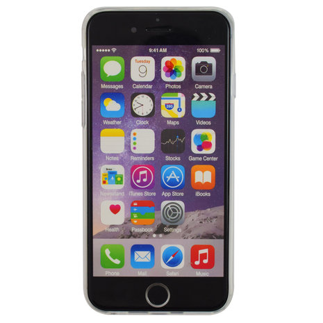 Blauw paarse driehoek iPhone 6 Plus 6s Plus hardcase hoesje cover