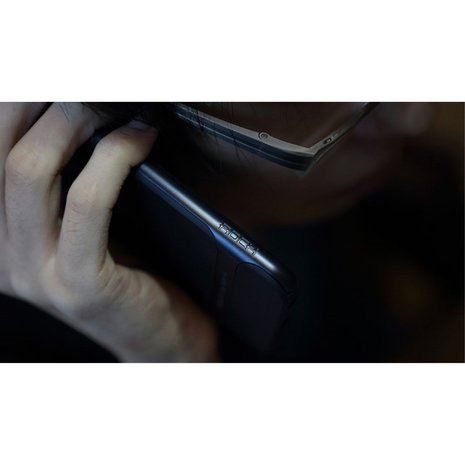 Rock Royce series Navy Blue iPhone 6 Plus 6s Plus hoesje case - Blauw - Zwart